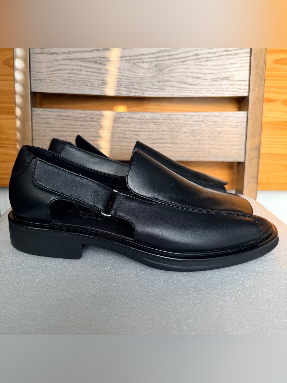 J.Alan Payne Men’s Leather Loafer/Sandal Tyrone Anatomic Gel  11M